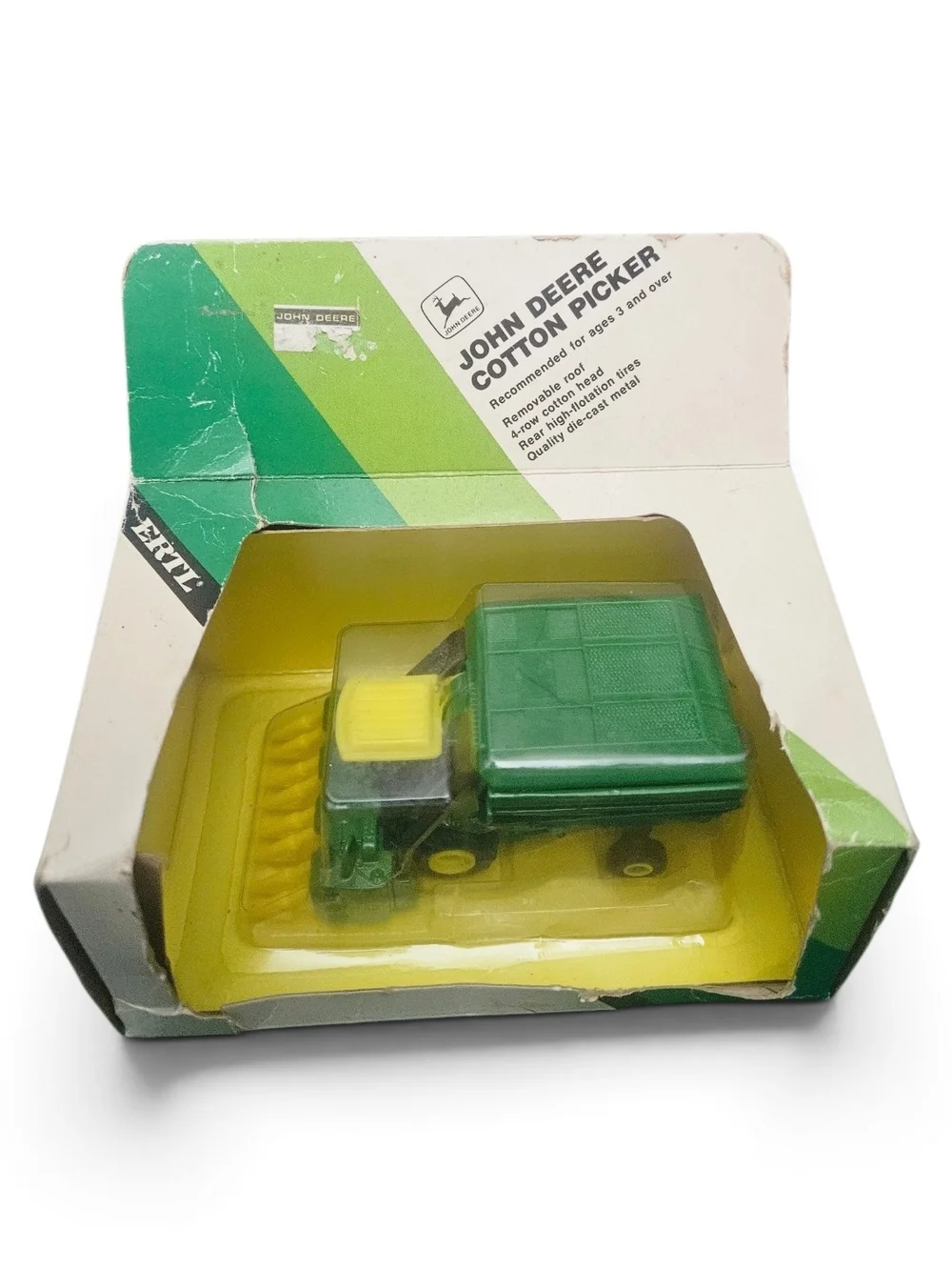 ERTL John Deere Cotton Picker 1/80 Scale Die-Cast Stock 1000EO Vintage 1980s
